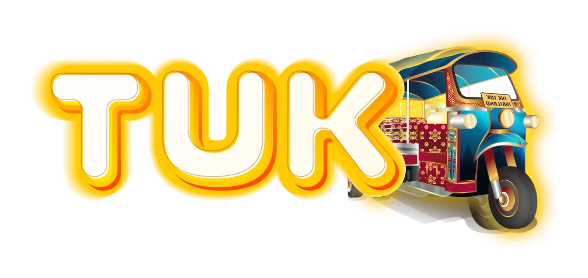 Logo mark ของ TukTuk Remake บนพื้นสว่าง