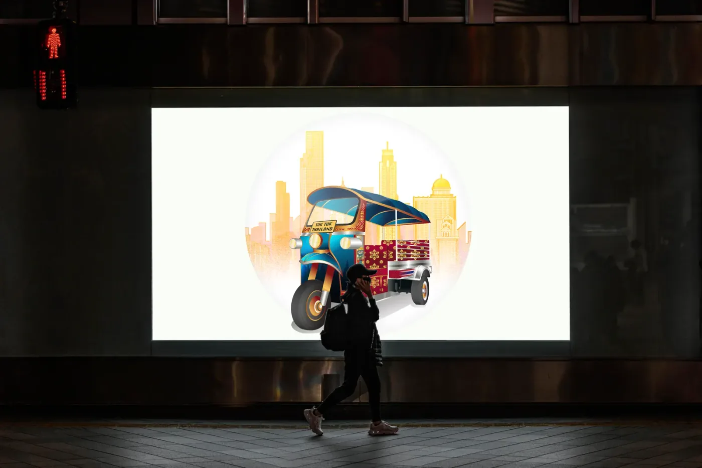 Application of the TukTuk Thailand brand identity