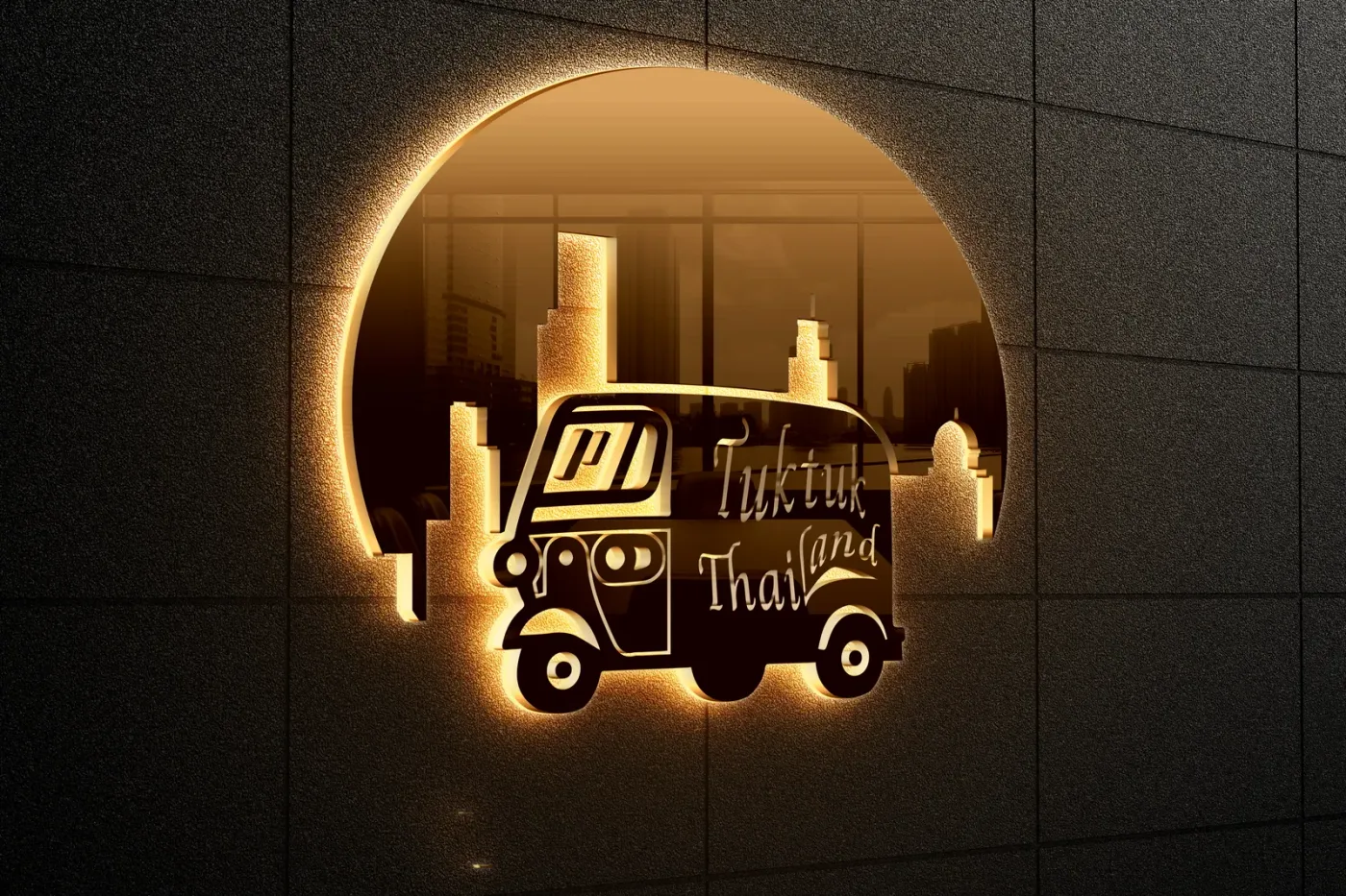 Application of the TukTuk Thailand brand identity