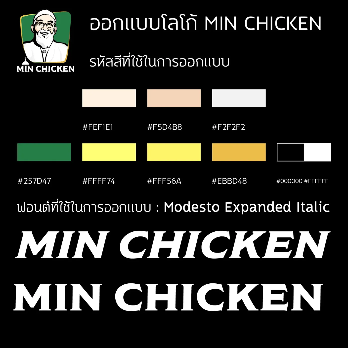 ตัวอย่างการใช้งาน Min Chicken