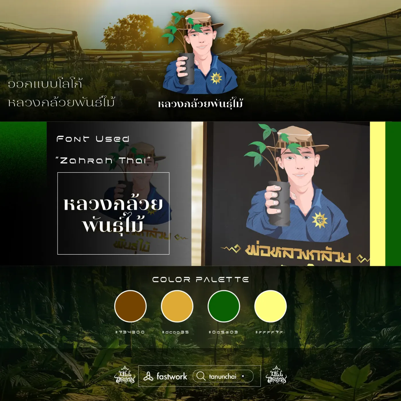 ตัวอย่างการใช้งาน หลวงกล้วยพันธุ์ไม้