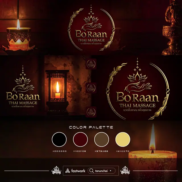 Bo Raan Logo & Brand Identity Heritage/Vintage for Wellness — TILL Design