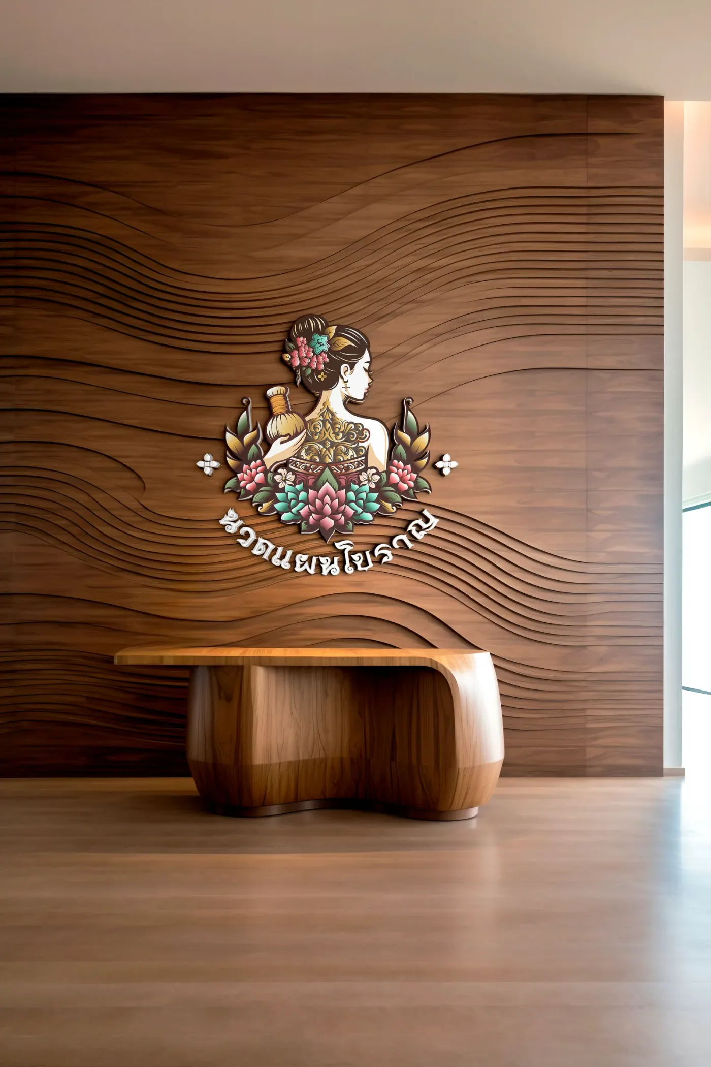 Application of the Traditional Thai Massage brand identity