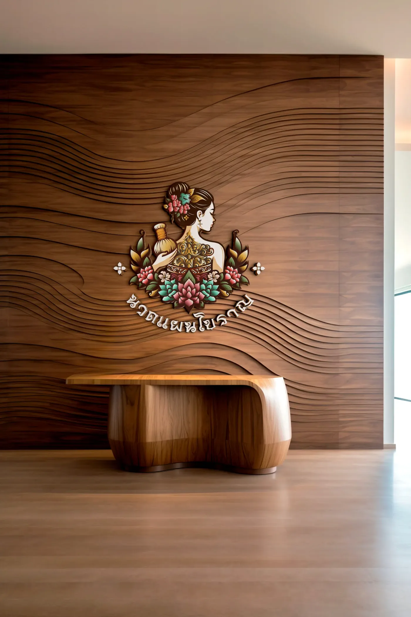 Application of the Traditional Thai Massage brand identity