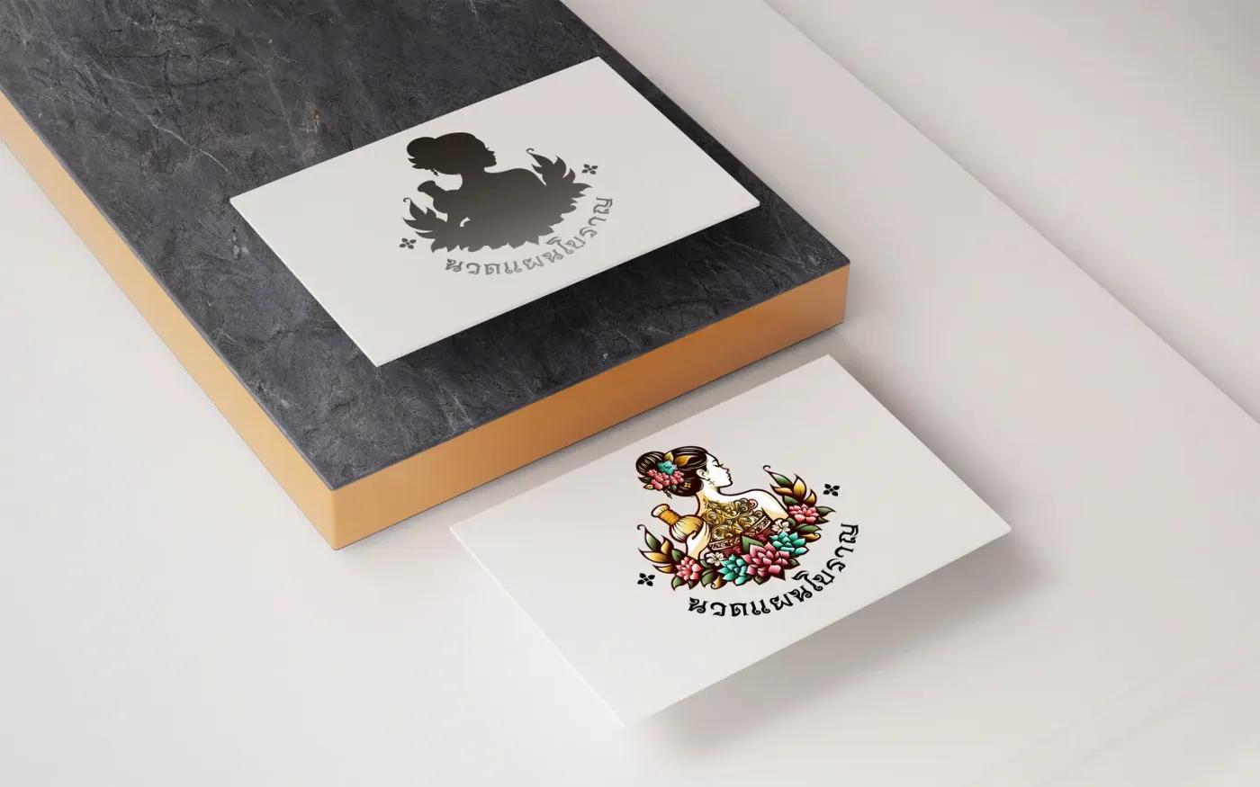Application of the Traditional Thai Massage brand identity