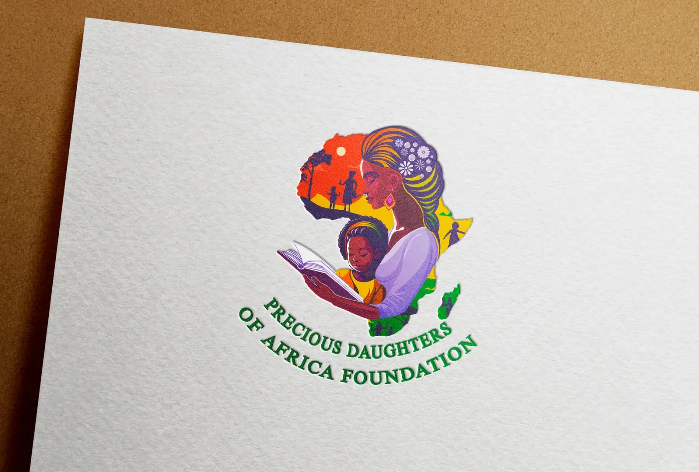 ตัวอย่างการใช้งาน Precious Daughters of Africa Foundation