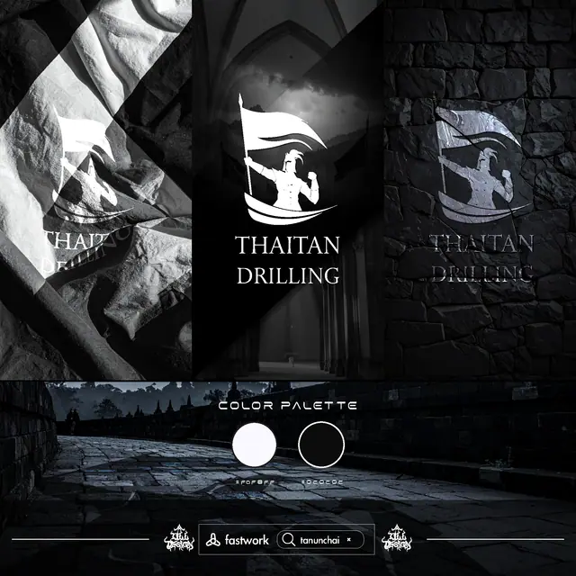 THAITAN Drilling Logo & Brand Identity Luxury for Industrial — TILL Design