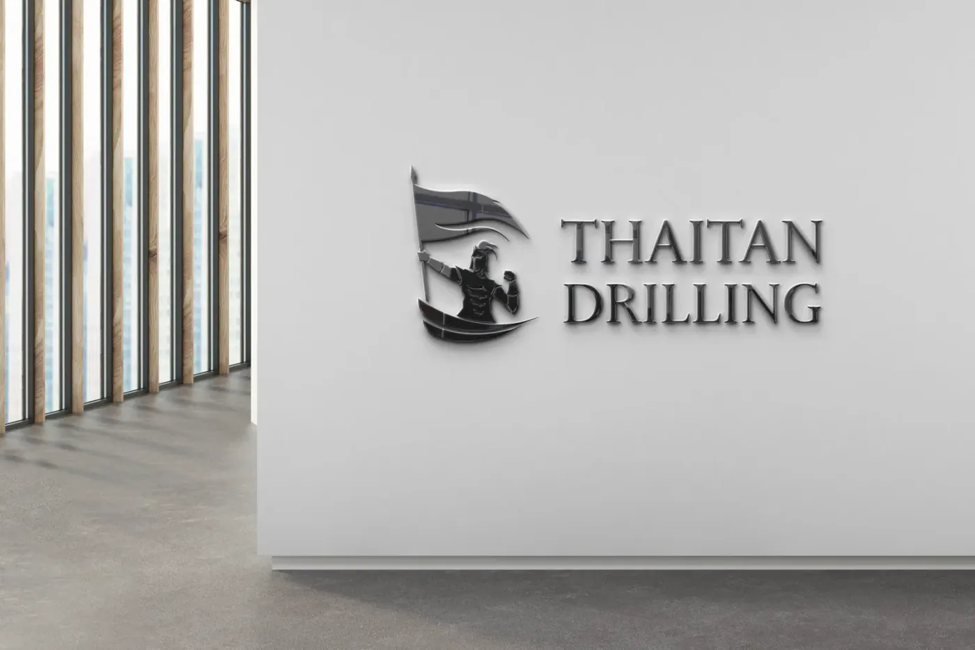 Application of the THAITAN Drilling brand identity