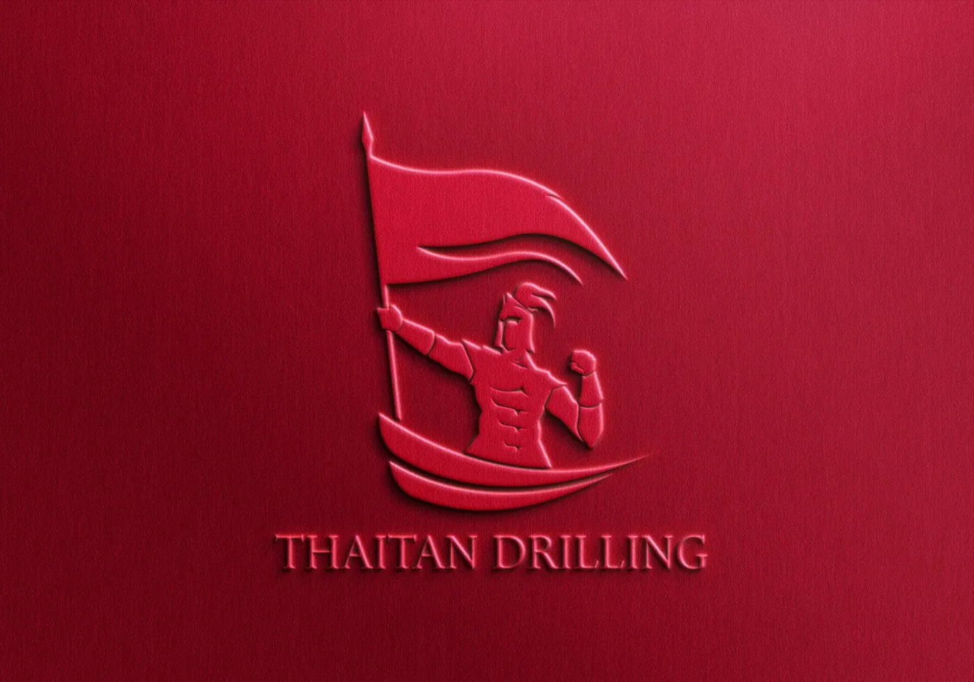 Application of the THAITAN Drilling brand identity