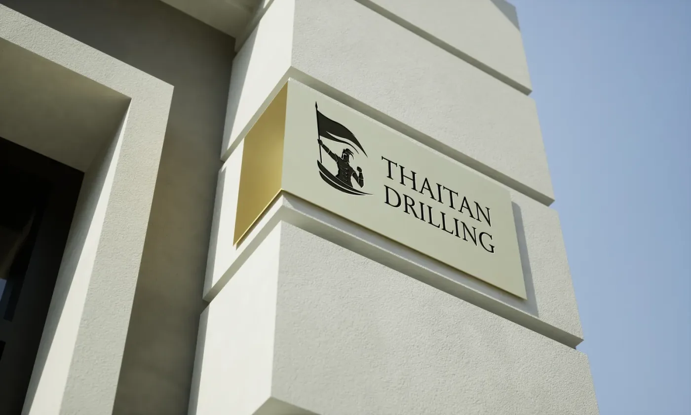 Application of the THAITAN Drilling brand identity