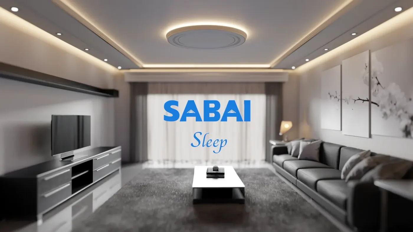 Application of the Sabai Sleep brand identity