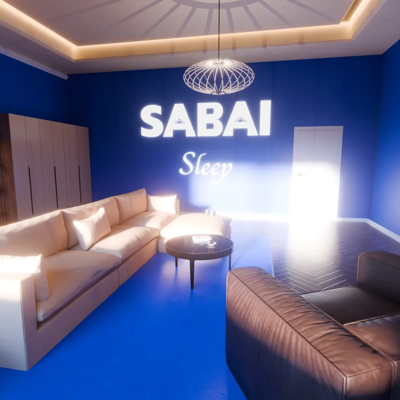 Application of the Sabai Sleep brand identity