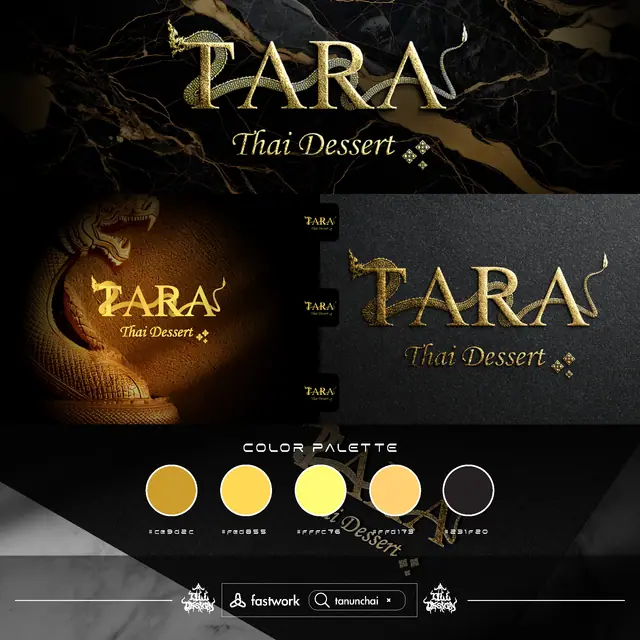 TARA Logo & Brand Identity Luxury for Food & Beverage — TILL Design