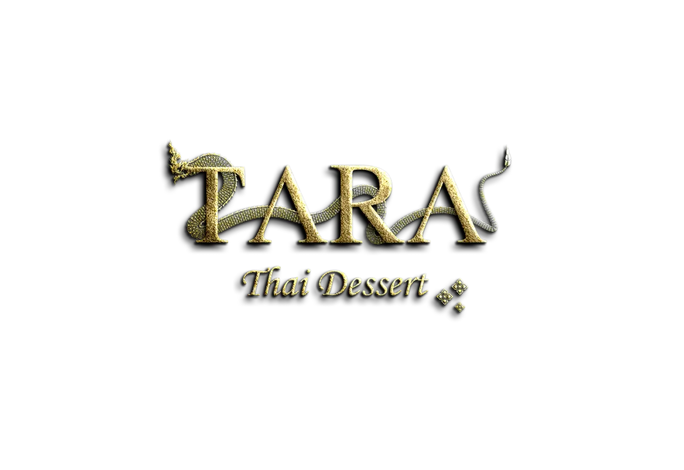 Application of the TARA Thai Dessert brand identity