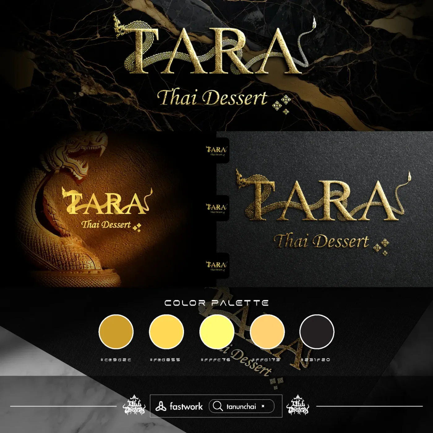 TARA Logo & Brand Identity Luxury for Food & Beverage — TILL Design