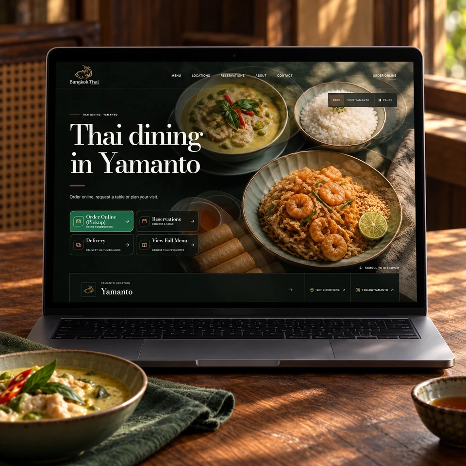 Mockup Bangkok Thai Food