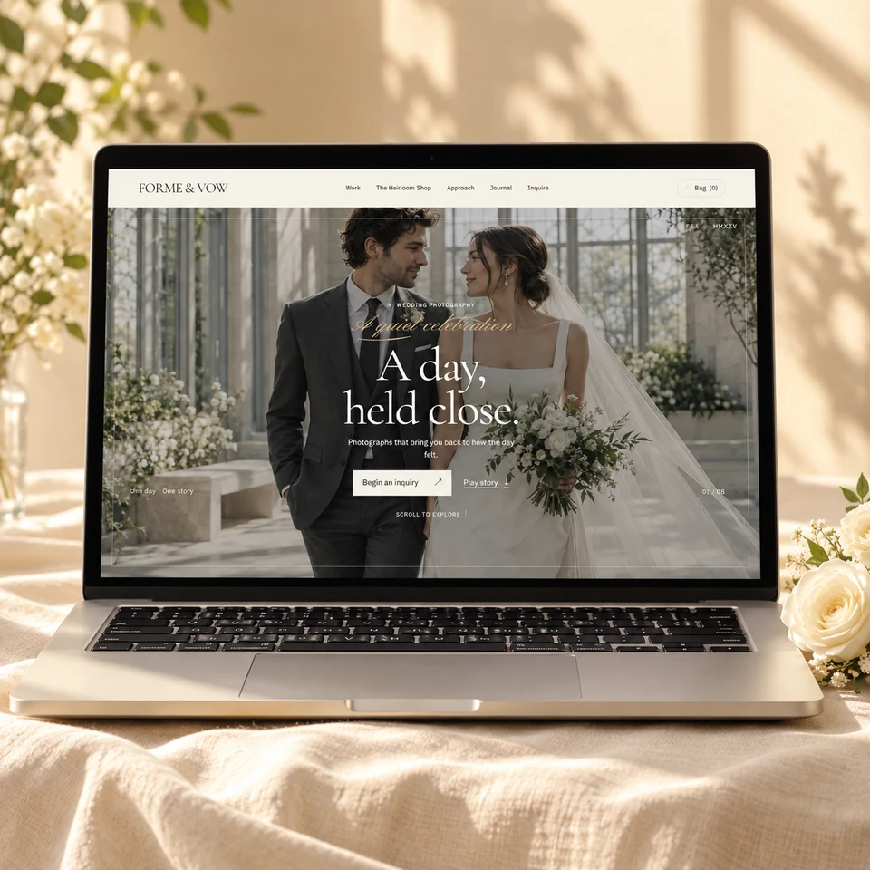 Mockup FORME & VOW