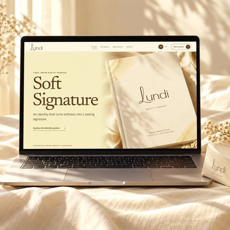 Mockup LUNDI — Soft Signature