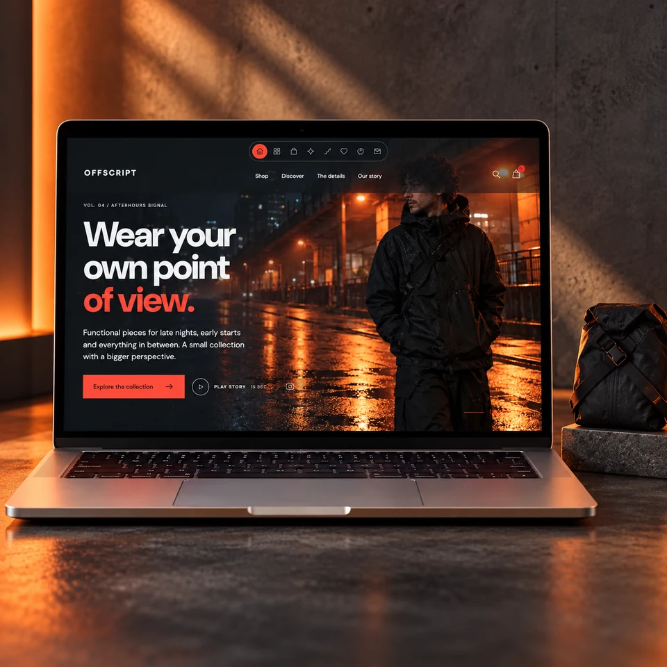 Mockup OFFSCRIPT