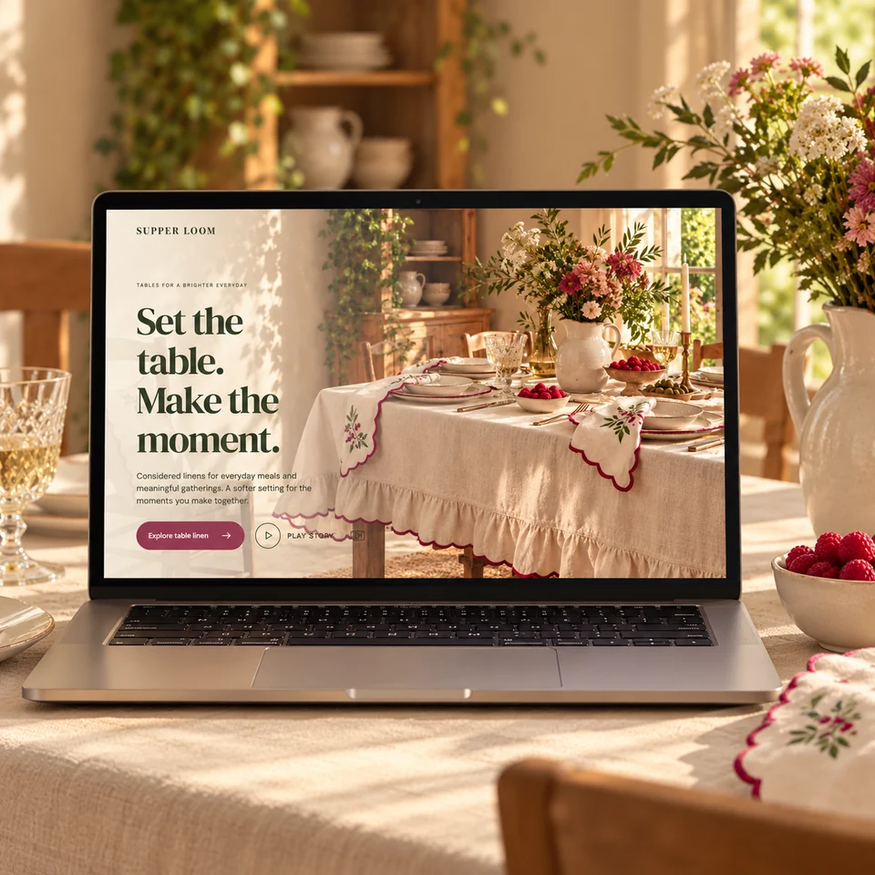 Mockup SUPPER LOOM